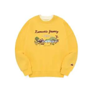 [키르시](대전신세계)보헤미안 그래픽 스웨트셔츠 [머스타드]