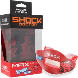 쇼크 닥터 쿨에이드 립 가드 마우스가드 - 최대 공기 흐름 치아 교정기 호환 완전 구강 보호 미식축구 하키