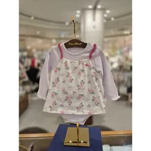 [쇼콜라](강남점)(신생아 백일아기 선물) 그레프바디슈트세트 (TTPMOW032W)