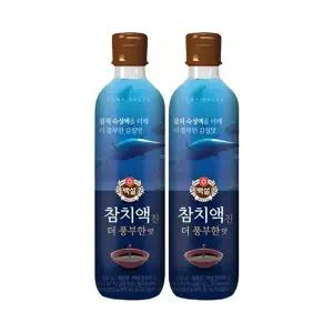 백설 참치액 진 더풍부한맛 500g, 2개