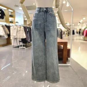 [대구백화점] [멜로디가든]허리뒷밴딩 일자핏데님팬츠(M26S2P102)