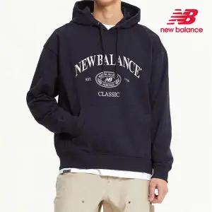 [뉴발란스] 매장판 공용 헤리티지 후드티 네이비 NBN0E41313-59