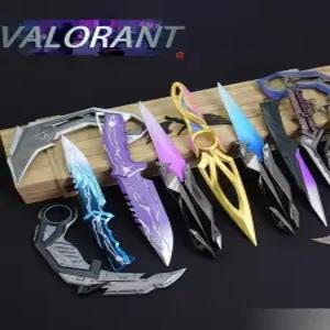 발로란트 인물 피규어 메르시 챔피언 나비칼 합금 소재 정교한 디테일 수집용 장식용 팬시 템