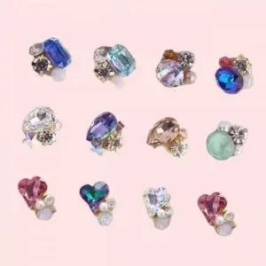 네일파츠 다이어리커버꾸미기 크리스탈큐빅 A B타입 네일 글루 스톤 젤리네일 네일재료 4463565