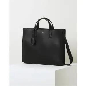 [백화점 매장정품] 헤지스 명품가방 [백화점BEST] HJBA5E850BK_남성 블랙 참장식 서류형 크로스 겸용 토트