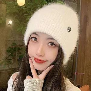 엠비슨 니트 비니 소프트 양털 모자 안감 방한 기모 겨울fgh244
