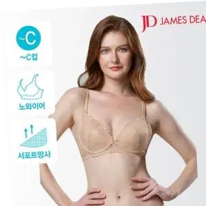 세트 제임스딘 여성 서포트망사 노와이어 속옷세트 레이스 단품