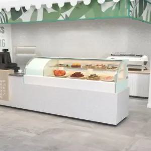 카페 쇼케이스 탁상용 냉장고 마카롱 진열대 디저트 케익