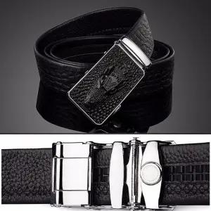 크로커다일 자동 소가죽 벨트 LBQ-A006