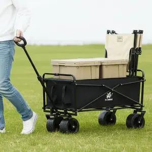 3S 웨건 접이식 카트 수레 오픈형 대형 캠핑용 왜건 캐리어 폴딩 테이블