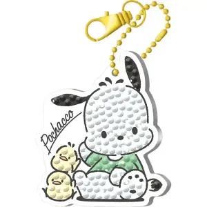 [토이앤퍼즐]산리오 안녕 포차코 보석십자수 키링 세트 열쇠고리 만들기 (퍼즐사랑)