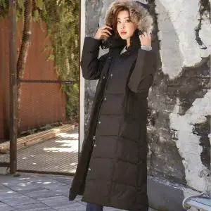 여성 오리털 롱패딩 점퍼