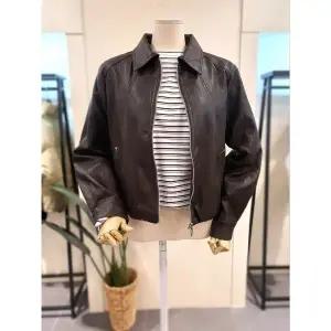 [대구백화점][기타]집업 가죽 자켓 브라운(KNLTQ204BR)
