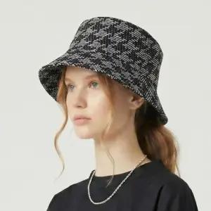 남녀공용 버킷햇 벙거지 골프 모자 봄 여름 남자 여성 하운투스 체크