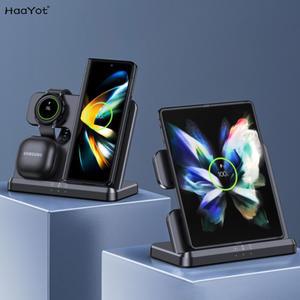 갤럭시 3 in 1 무선 충전 스탠드 고속 스테이션 도크 S26 5용 삼성 6 7 폴드 플립 워치 8 Z 울트라