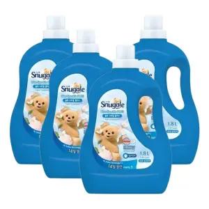스너글 고농축 섬유유연제 블루스파클 플러스 1.8L 4개
