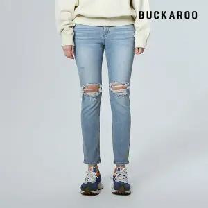 [버커루]여성 슬림 스트레이트 연청데님 B215DP642P _P402164531