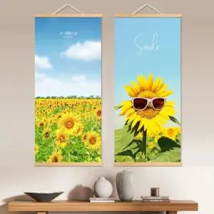 해바라기꽃 돈들어오는그림 재물운 인테리어 풍수 집들이