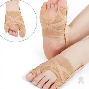 발 앞쪽 엄지 새끼 발가락 통증 교정 보호 실리콘 패드 밴드 덧신
