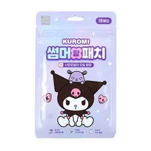 산리오 쿠로미 썸머 향 패치 10개입 여름 아로마 스티커