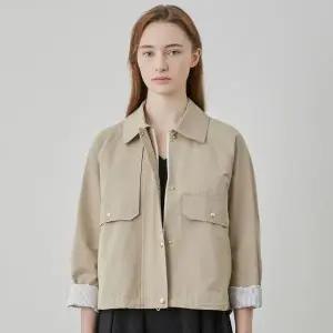 [올리비아로렌] HC03 스트라이프 배색 포인트 숏 트렌치 점퍼 VVC CL5S 2261 (S45900893)