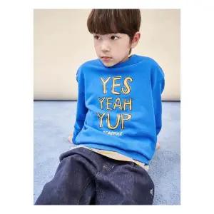 매장정품 [빈폴키즈] 그래픽 스웨트 셔츠 블루 (BI5941U08P) 244349