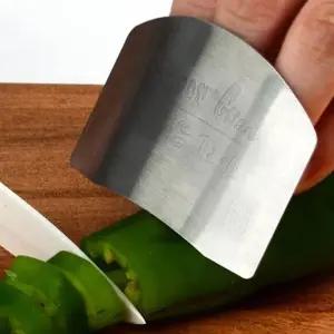 손가락보호 스테인리스 커팅가드 주방 칼질 조리보조 커팅보호