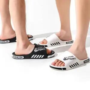 AIR 쿠션 슬리퍼 남성 여름 여행 사무실 실내화 비치