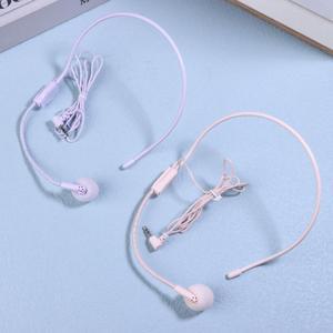 1개 유선 3.5mm 플러그 강의용 스피치 헤드셋 마이크 휴대용 헤드셋 마이크로폰 교육 회의용