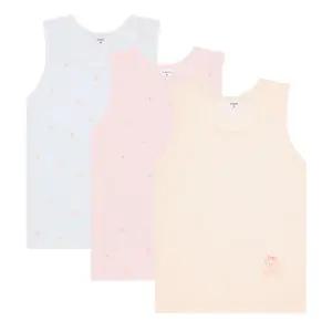 수아팜 여아 쿨 코튼 큐트베어 런닝 3매 세트