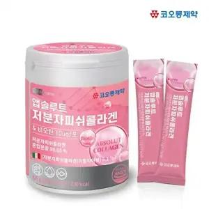 코오롱제약 저분자 피쉬콜라겐 가루 분말 30포 1개월분 히알루론산 콜라겐