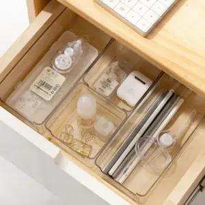 서랍 칸막이 소품 정리함 투명 박스 5종세트 주방서랍정리 투명수납함