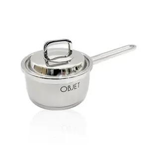 오브제 IH 통3중 냄비 인덕션 스텐 편수냄비 (18cm)