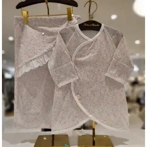 [쇼콜라](강남점)니나배냇가운+속싸개겸용블랭킷 2종세트 (TNOMIU05USET)