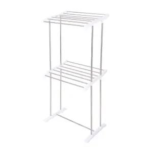 2단 조립식 빨래건조대 스텐 미니 세탁건조대