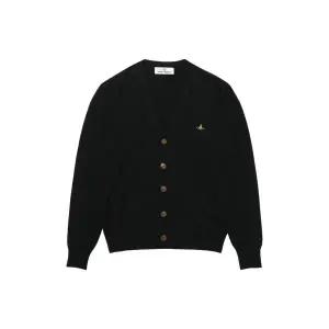 비비안웨스트우드 남성 ORB로고 울 가디건 2701000I-Y000S-BK