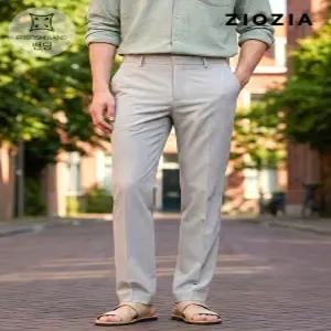 [지오지아]테이퍼드핏 시어서커 냉감 팬츠 (ABE2PP1106)