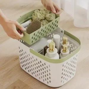 온더벨라 물빠짐 2단 샤워바구니 칸막이 욕실바구니