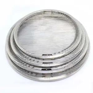 스텐 석쇠 고기판 불판 바베큐 그릴판 원형 265mm업소용 음식점 고깃집 줄무늬 실석쇠 고기구이