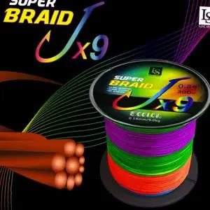 코팅 낚시줄 다색 고품질 라인 5색 낚시줄 바다 민물 다이니마 소모품 합사 선상