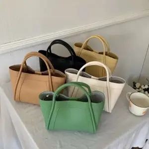 라피아 스퀘어 미니 토트백 크로스겸용 여름 데일리 가방