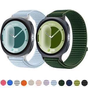 삼성 갤럭시 워치 8 44mm 40mm 스포츠 팔찌 통기성 손목 (갤럭시 46mm 스트랩 클래식 벨트 밴드 호환) 나일론