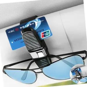 2in1 차량용 안경 선글라스 거치대 썬바이저 카드포켓 차량용선글라스클립
