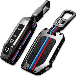 기아 키 포브 커버 케이스 메탈 쉘 스마트 홀더 시드 세라토 니로 포르테 소울 셀토스 쏘렌토 K5 스포티지