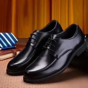 남성용 클래식 더비 구두 정장화 오피스 면접 슈즈