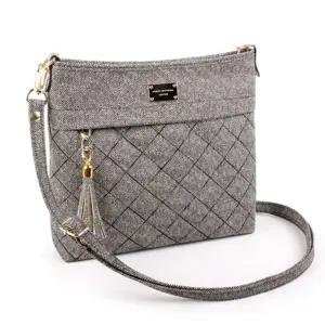 태슬 퀼팅 포인트 여성스러운 데일리백 크로스백 RBL5+1qoJ