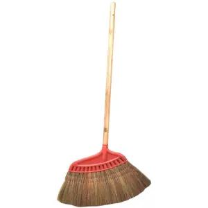 미용실 학교 사무실 나무 막대 긴손잡이 갈대 빗자루 청소용 야외 대형 눈치우기