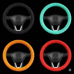 [디아모그립]자동차 핸들커버 100%실리콘 260~300mm 전차종 적용