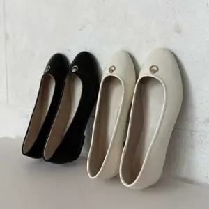 고리 장식 포인트 베이직 컬러 데일리 플랫슈즈 플렛슈즈 메리제인슈즈 리본플랫