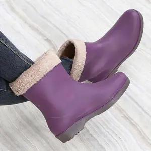 여자 장마철 데일리 룩 기모 비올때데이트신발 방한 레인 부츠 장화 낚시장화준비